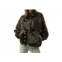 PROMESA paisley sherpa long sleeve jacket in black white