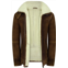 TruClothing sherling sheepskin suede pilot jacket