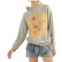 PROMESA love yourself graphic hoodie in grey