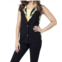 ANGEL plaid accent vest in black/yellow