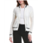 WISPR open cable silk-blend bomber sweater