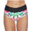 Body Glove womens sweetie high waisted bikini bottom in reflection