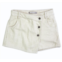 Tractr girls corduroy skort in white