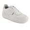 Andrea womens urban platform sneakers in white