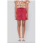 SEA avery crochet edge shorts in red
