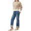 DEAR JOHN DENIM ingrid button striped sweater in cafe