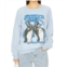 DAYDREAMER fleetwood mac penguins vintage sweatshirt in powder blue