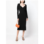 Veronica Beard imka cashmere midi dress in black