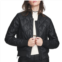 Alp N Rock metro leather bomber jacket in black