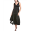 1.STATE v-neck asymmetric maxi dress