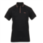 Hugo Boss mens paule 2 slim fit cotton polo t-shirt w/ pink stripes black