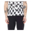 Eleven Paris knit checkered t-shirt in black