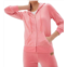 Juicy Couture traditional logo track velour robertson hoodie in pink lemonade