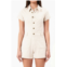 ROLLA sailor short sleeve romper in off white