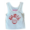 ROWDY SPROUT girls smile tank top in white