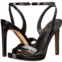 Sam Edelman womens jade patent ankle strap heels in black patent