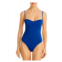 Haight vintage womens solid one-piece swimsuit