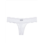 Cosabella womens dolce thong panty in white