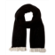 Hannah Rose contrast ruffle edges rib scarf