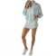 Simply Southern quarter zip sweatshirt in seafoam