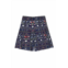 HUNTER BELL womens willa short in navy trellis