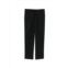 INCOTEX black straight-leg structured fabric trousers