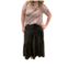 Ee:some tiered maxi skirt in black
