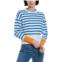 Brodie Cashmere contrast stripe cashmere-blend sweater
