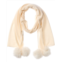 Forte cashmere poms wool & cashmere-blend scarf