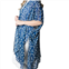 Top It Off kari printed lightweight kimono wrap shawl in navy blue white anchors