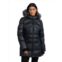 Pajar womens ares fixed hood puffer with fixed bib