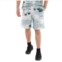 Maison Kitsune seafoam graphic board shorts
