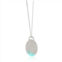 Tiffany & Co return to tiffany splash pendant with 30 inch chain in sterling silver