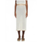 KIVARI vivi knit midi skirt in white