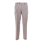 BERWICH grey tailored pleated tapered straight-leg pants