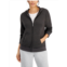 Karen Scott Sport womens heathered fleece zip hoodie