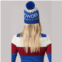 Alp N Rock powder beanie in blue