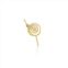 The Lovery mini gold lollipop charm