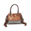 Myra Bags womens cowhide satchel in brown