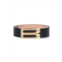 VICTORIA BECKHAM adjustable black leather belt