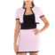 Alexander Wang light pink compact nylon cropped cardigan