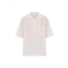COSTUMEIN beige clivia 4 camp collar cotton shirt