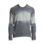 J Brand mens gray ombre print messer fleece sweatshirt sweater