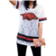 Gameday Couture university of arkansas logo lace jersey in white