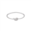 Adornia Fine .925 sterling silver dainty knot ring