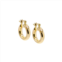 Adina Eden solid tube hoop earring