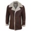 TruClothing sheepskin buttoned winter coat