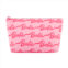 BARBIE all-over logo cosmetic bag