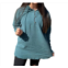 Easel feeling light and free hoodie in teal