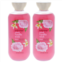 Bodycology 2 in 1 body wash and bubble bath - pink vanilla wish by for women - 16 oz body wash - pack of 2